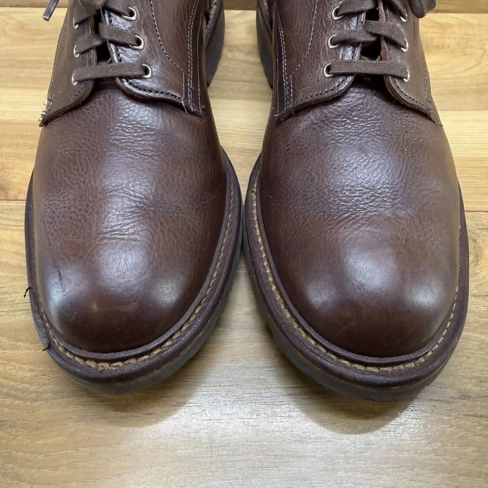 Allen Edmonds Discovery Derby 9.5 D‎ Brown Leather Extralight Soles Business